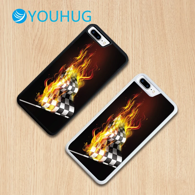 Youhug Мода ТПУ Телефон чехол для iPhone 5 5S 6 6S 7 8 плюс 3D печатных пламени баннер случае В