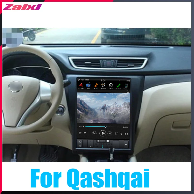 Clearance ZaiXi 10.4 inch Big screen Tesla Screen Vertical Screen Android Car PC GPS Navigation Radio Player For Nissan Qashqai 2013~2019 4