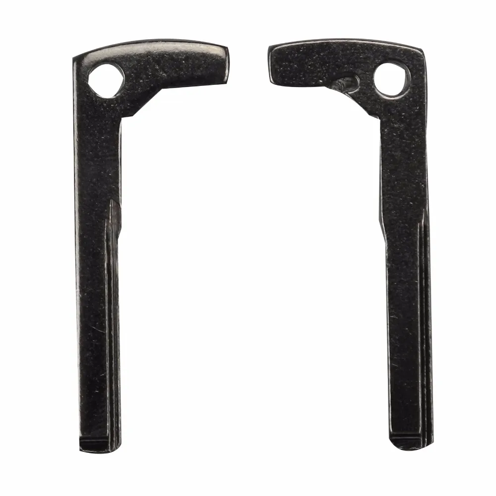 Clearance jingyuqin 1ps Remote New Arrival Smart Chrome Blank Key Replacement Uncut Blade lade Insert For Mercedes Benz uncut key blade 7