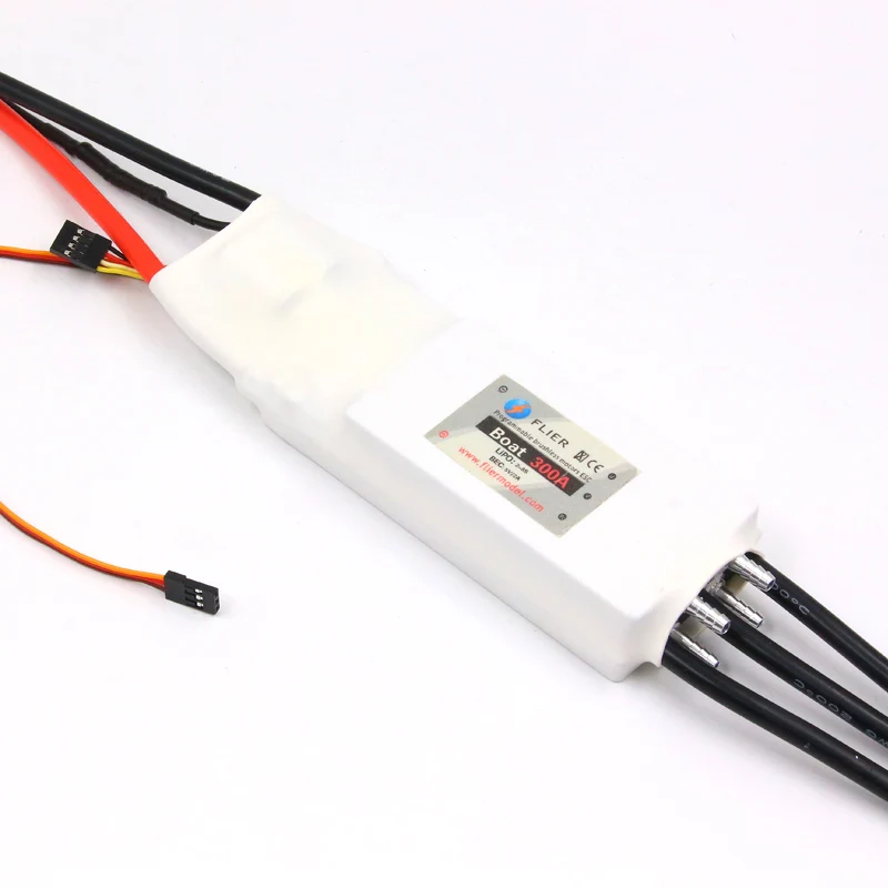 Бесщеточный Регулятор Скорости FATJAY FLIER 300A 2-8S ESC с USB-кабелем для лодок | Игрушки и