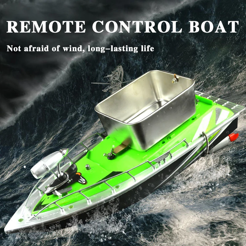 

Portable Fishing Bait Boat Feeding Particles Tackle Fish Finder Remote Control LED Outdoor Durable Plastic Alloy Beach