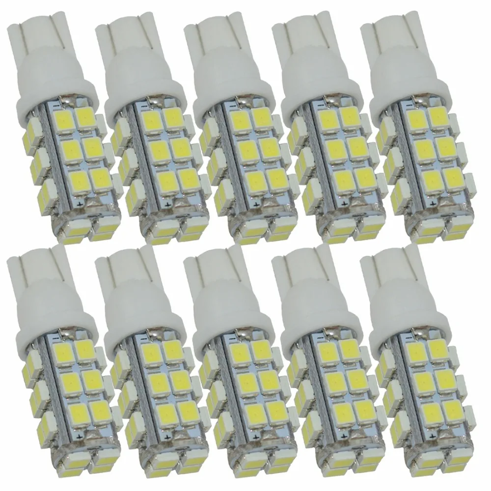 10 шт. автомобильные светодиодные лампы T10 28 SMD 1210/3528 168 W5W 12 в|10pcs t10 led|12v car led lampcar light |