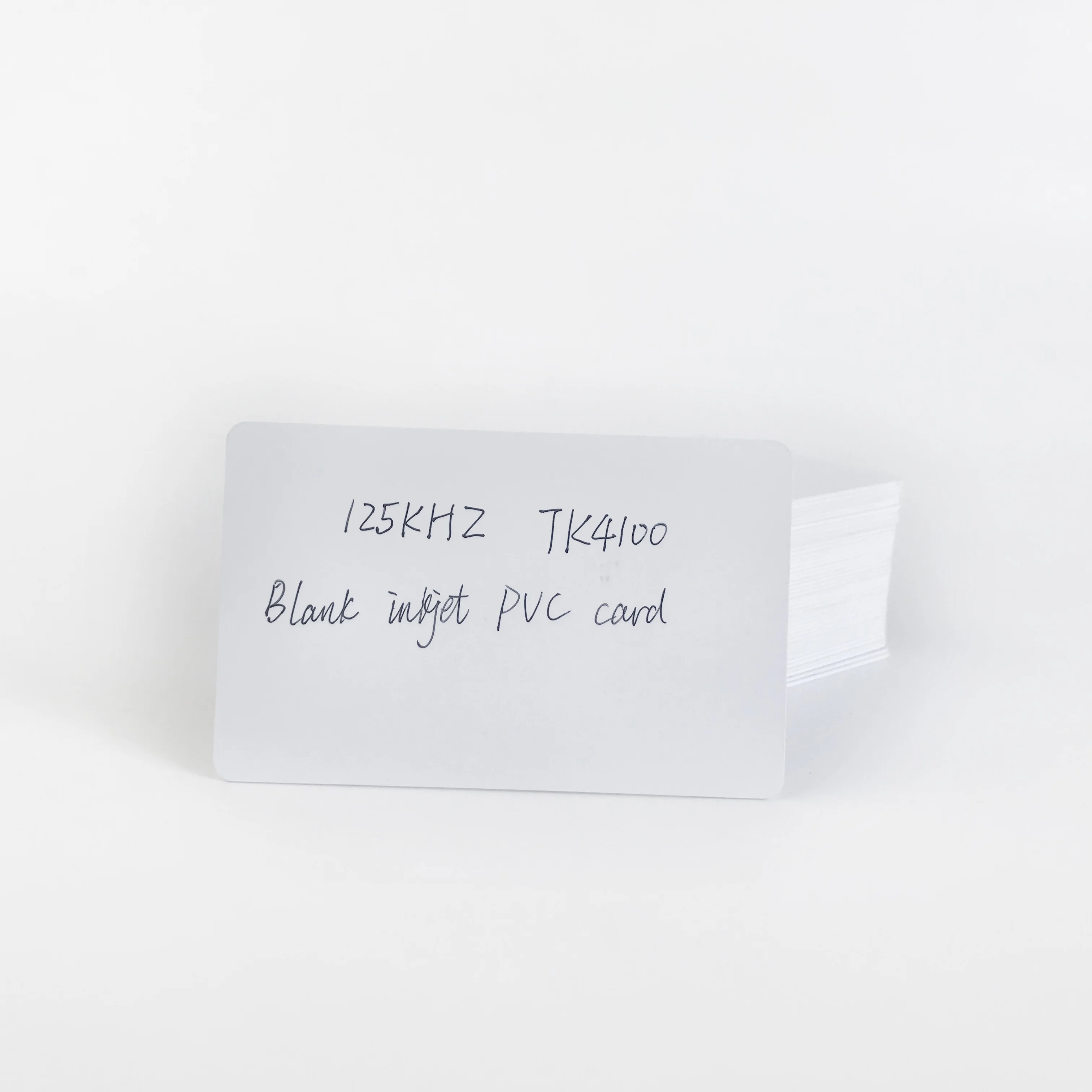 

Blank inkjet printable 125Khz RFID card with both sides printable surface contactless pvc card printed by Epson or Canon printer