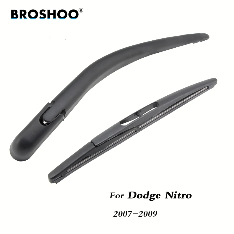 BROSHOO Car Rear Wiper Blades Back Windscreen Wiper Arm For Dodge Nitro Hatchback (2007-2009) 265mm,Windshield Auto Accessories BROSHOO Car Rear Wiper Blades Back Windscreen Wiper Arm For Dodge Nitro Hatchback (2007-2009) 265mm,Windshield Auto Accessories