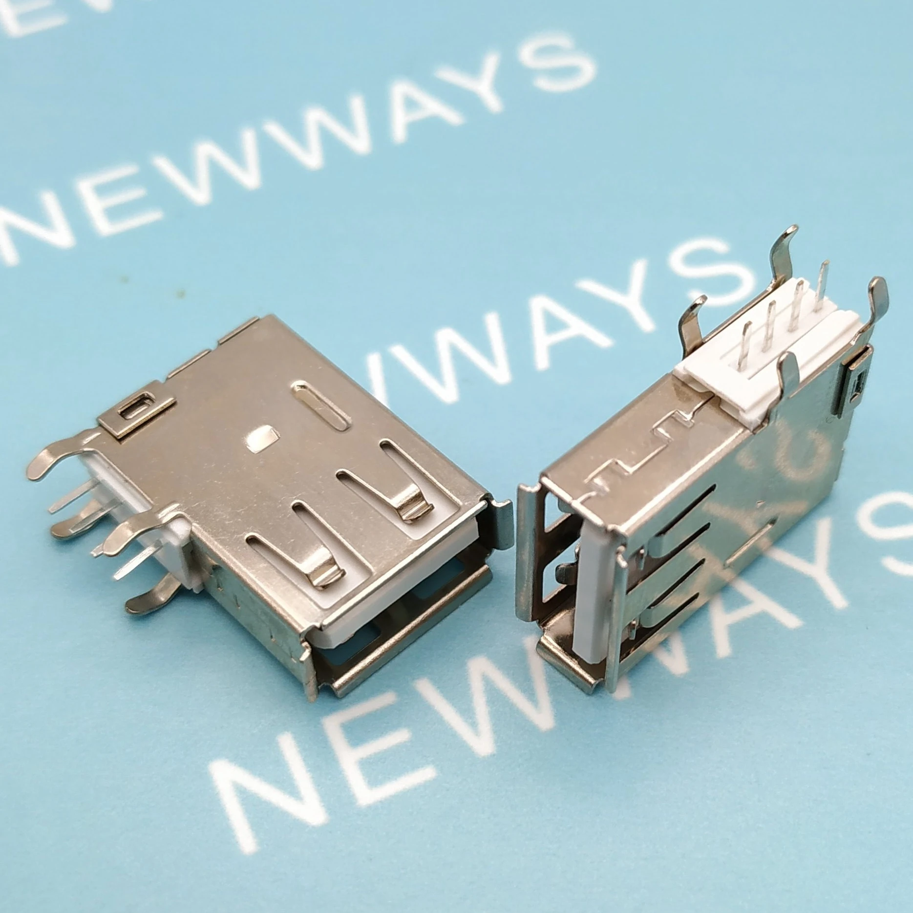 

10PCS female side plug body AF USB data interface 90degree USB female USB socket USB interface