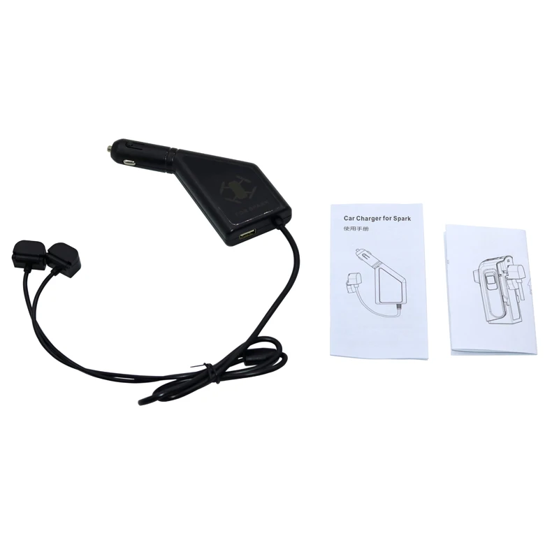3 in 1 Car Charger 2 pcs Battery Charging & 1 pcs USB Port Remote Control Charge 3 Port  For DJI SPARK Accessories 1 (3)