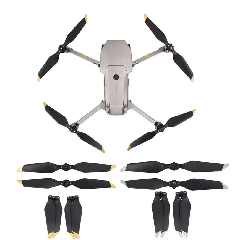 1 пара пропеллеров для DJI Mavic Pro Platinum с низким уровнем шума быстроразъемные 2 шт. 8331
