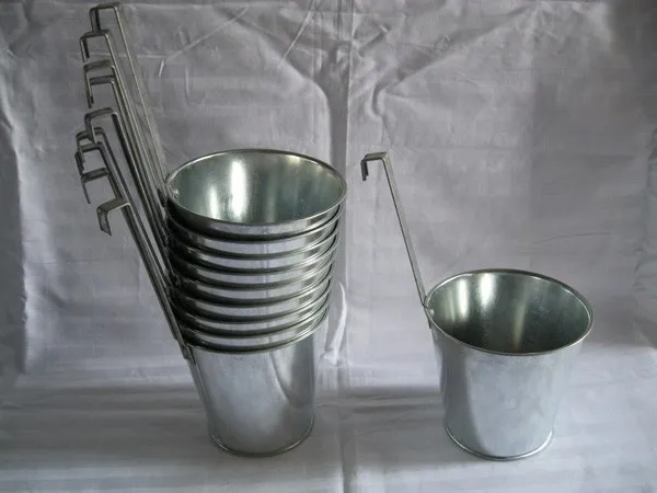 Silvery Color Metal Plant Flower Pot Hook Planter Hanging Silvery Color Metal Plant Flower Pot Hook Planter Hanging Pots Wedding Tub Wall Zinc
