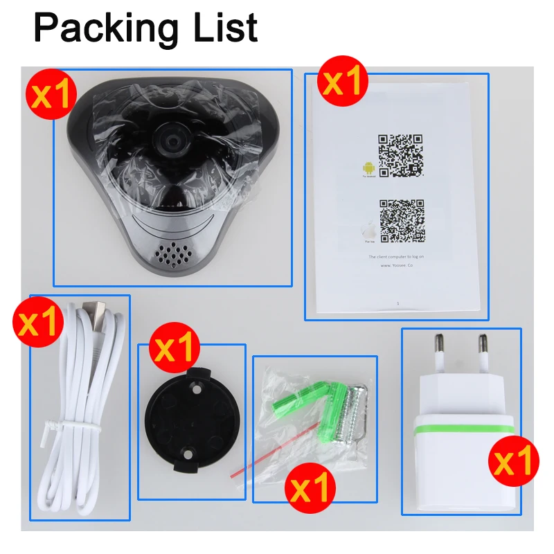 packing list