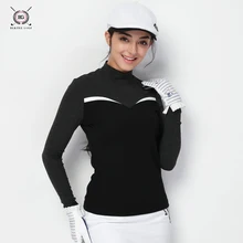 BG18056 women golf Round neck Undercoat BLKTEE GOLF long sleeve shirt
