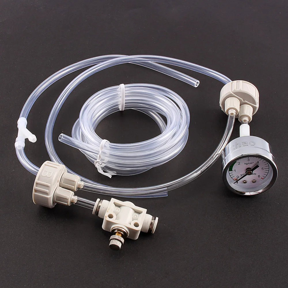 Система генератора CO2 DIY для аквариума комплект с регулировкой давления воздуха