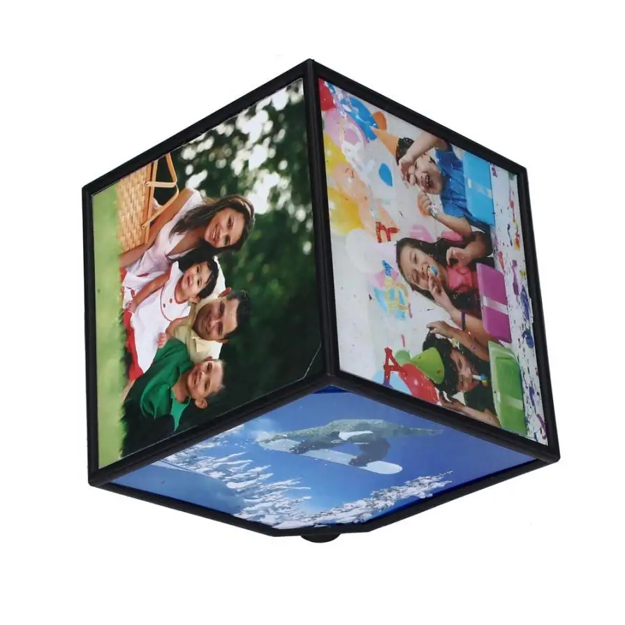 Good 360 Rerating Photo Frames Revoling Multi Picture Cube Good 360 Rerating Photo Frames Revoling Multi Picture Cube Black Home Decor Family Nov 25 Free Shipping Worldwide