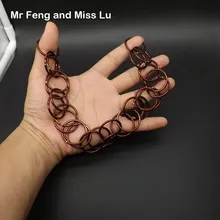 Кольцо падающая игрушка Коллекция Красный медный кольцо головоломка ручной работы игры подарки