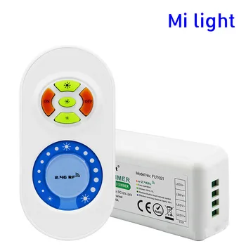 

BSOD LED Controller Milight FUT021 Brightness Dimmer Wireless RF 2.4GHz Remote Controller DC12V24V 30m for led strip