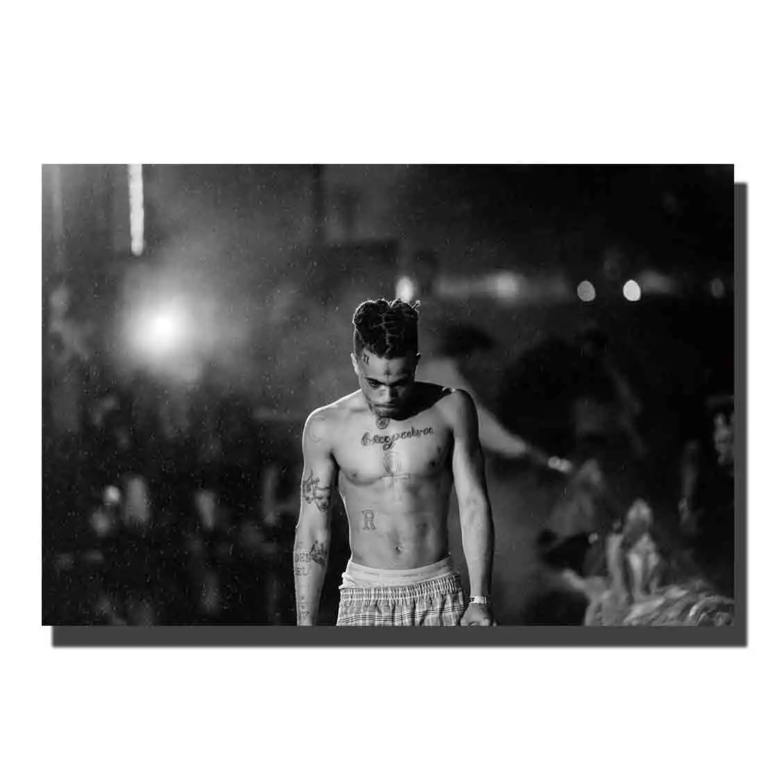 B-897 XXXTentacion Rap Hip Hop Music Star Rapper Singer 36 27x40 Fabric Poster