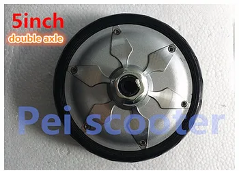 

5 inch 5inch double shaft brushless gearless dc wheel hub scooter motor BLDC phub-140a