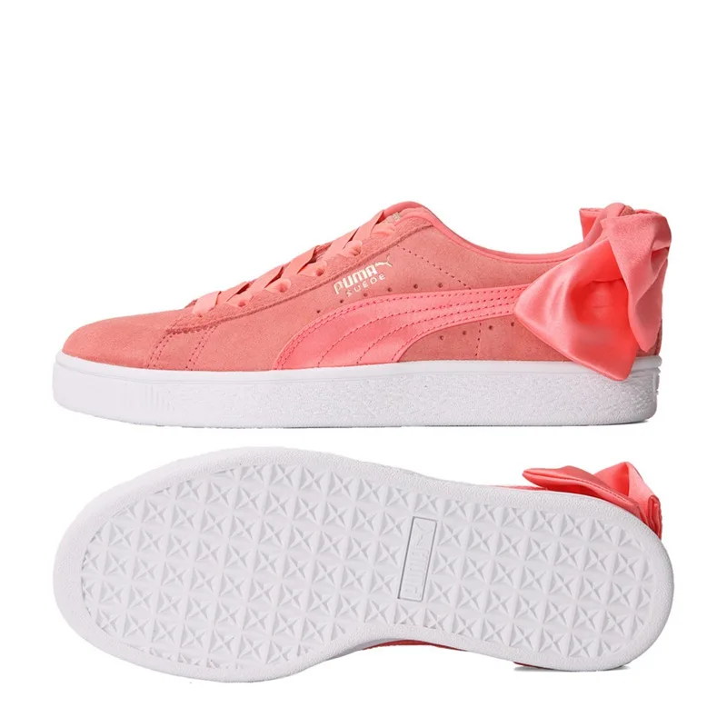 Original New Arrival PUMA Suede Bow Wns Women's Skateboarding Shoes Sneakers