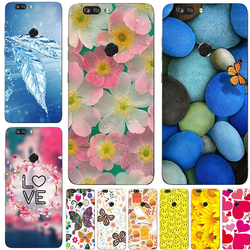 

Soft TPU Flower Printed Phone Case For ZTE Blade Z Max Z982 6.0" Cell Phone Cases Silicone Printing Back Cover Skin