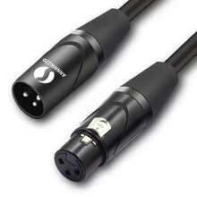 Amazon Com 2 Plugs 2 Jacks Microphone Audio Extension Cord 3 5mm Cable For Computer Gaming Headphone Headset 4 9 Foot 150cm Black Industrial Scientific