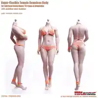 12" Phicen S28A S29B Plump Fat Super-Flexible Female Seamless Body for 1:6th Action Figure Stainless Steel Skeleton TBLeague