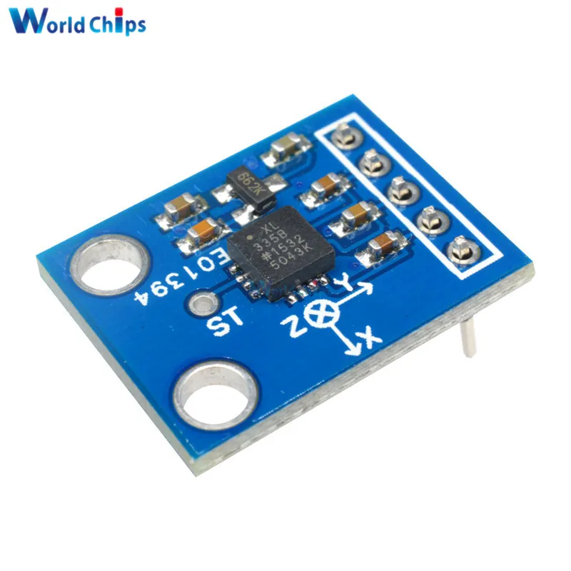 GY 61 ADXL335 трехосевой акселерометр модуль Трехосное ускорение датчик угла