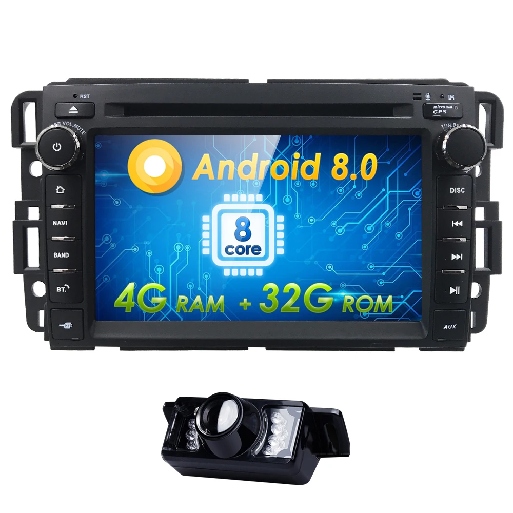 Buy 4G+32G Android8.0 Car DVD Player for GMC Yukon