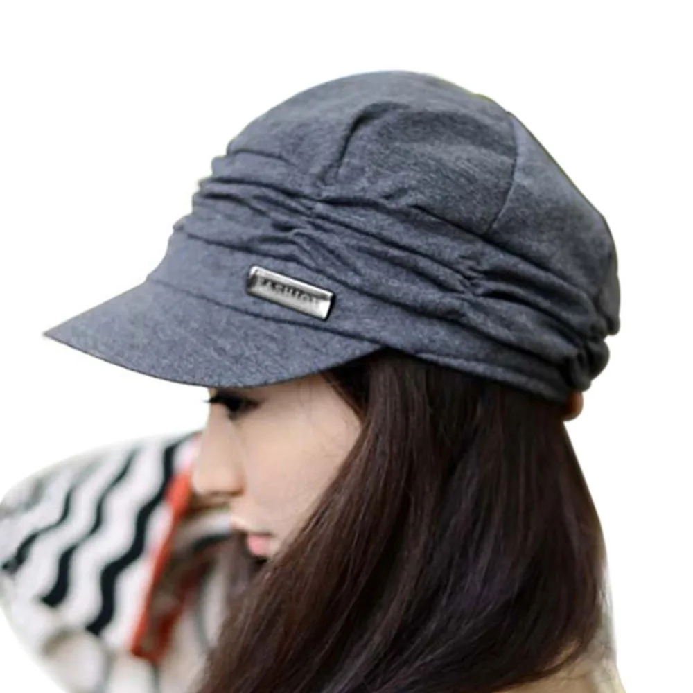 

4 colors Hot New Fashion Women Baseball Hat 2017 Summer Casual Peaked Hat Snapback Cap Summer Beach Sun Hat Beret W1