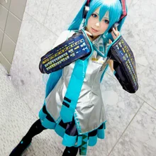 Vocaloid Хацунэ Мику косплей костюм все размеры на заказ Аниме Манга Новинка