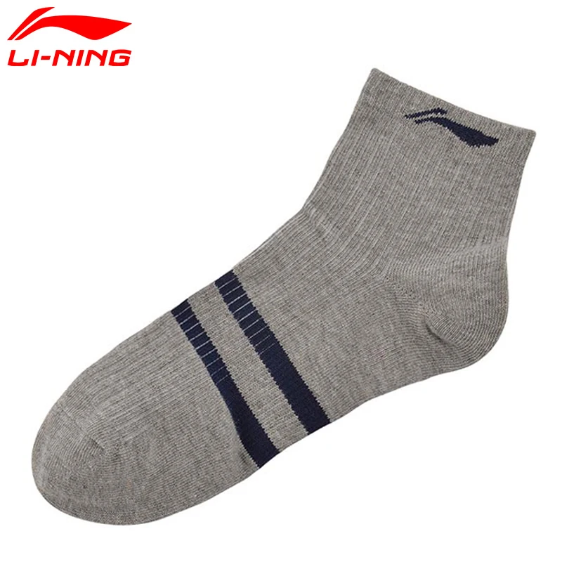 Li Ning мужские городские спортивные носки с низким вырезом удобные для фитнеса и