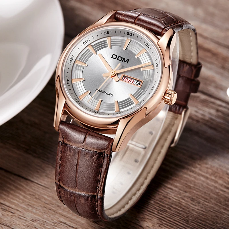DOM Mens Watches Top Brand Luxury Sports Watch Quartz Clock Business Analog Wrist Watch Relogio Masculino 2