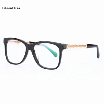 

Fashion Diamond Eyeglasses Frames Women High Quality Optical Myopia Glasses Frame for Women Oculos De Grau with Packing Box