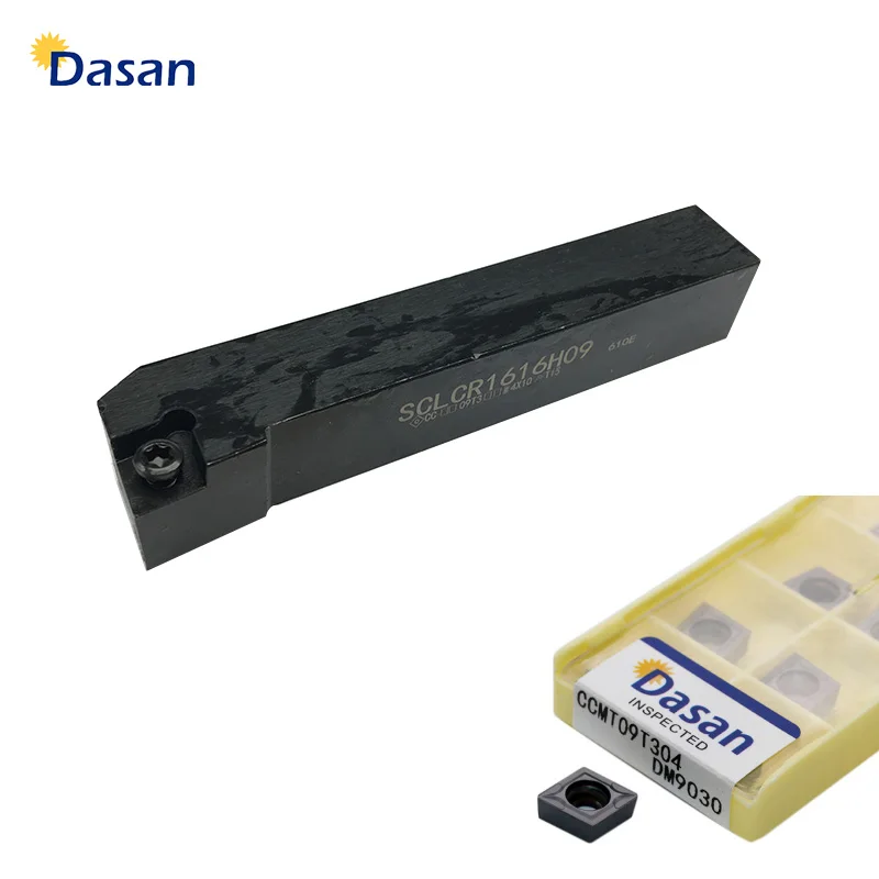 

SCLCR1616H09 SCLCR1212H09 95 Degrees External Toolholder CCMT09T304 Carbide Inserts Lathe Turning Tool Set