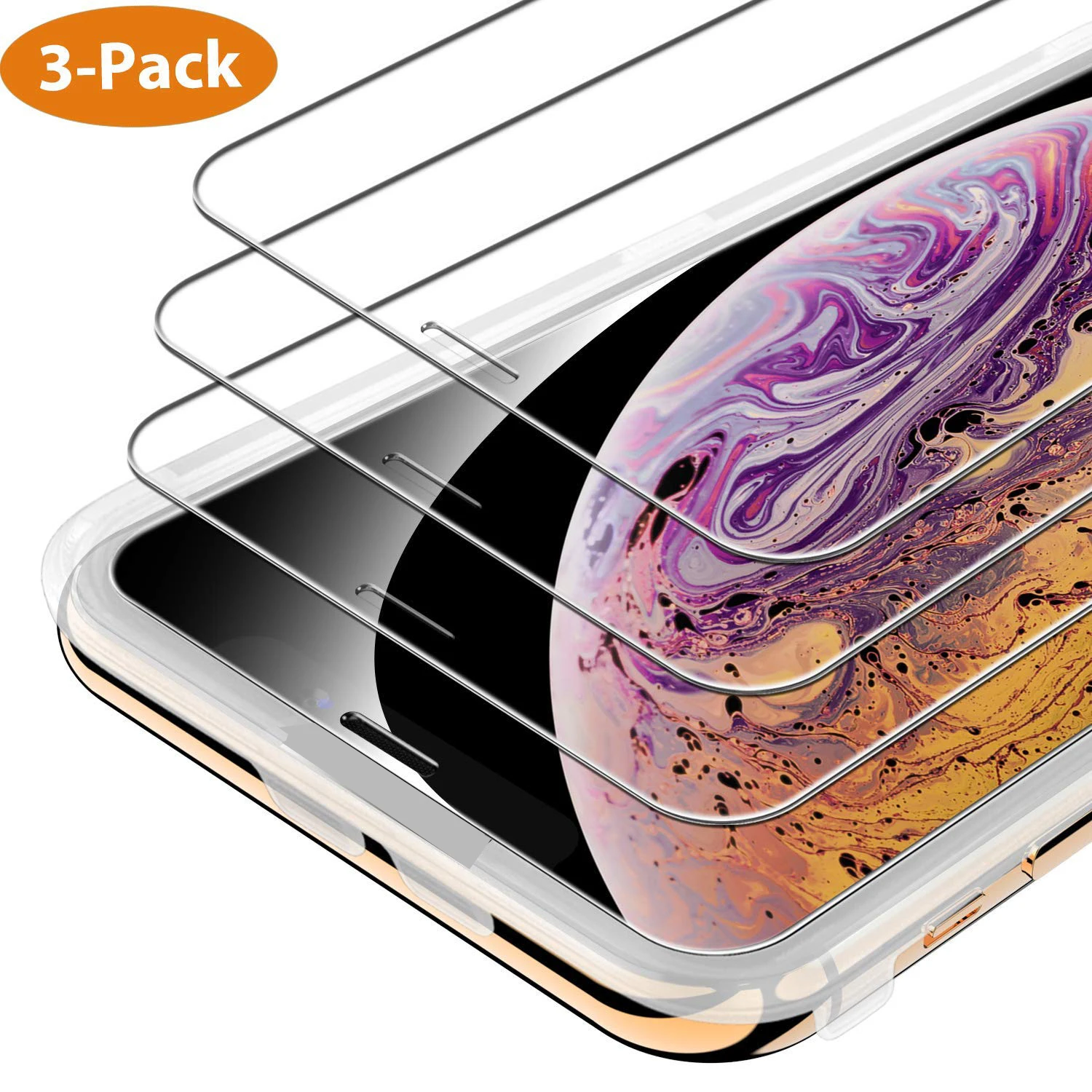 3Pcs Tempered Glass For iPhone XS Max XR Glass Screen Protector For iPhone Xs Max Protective Glass For iPhone 8 8 Plus 6 6S Plus 3Pcs Tempered Glass For iPhone XS Max XR Glass Screen Protector For iPhone Xs Max Protective Glass For iPhone 8 8 Plus 6 6S Plus