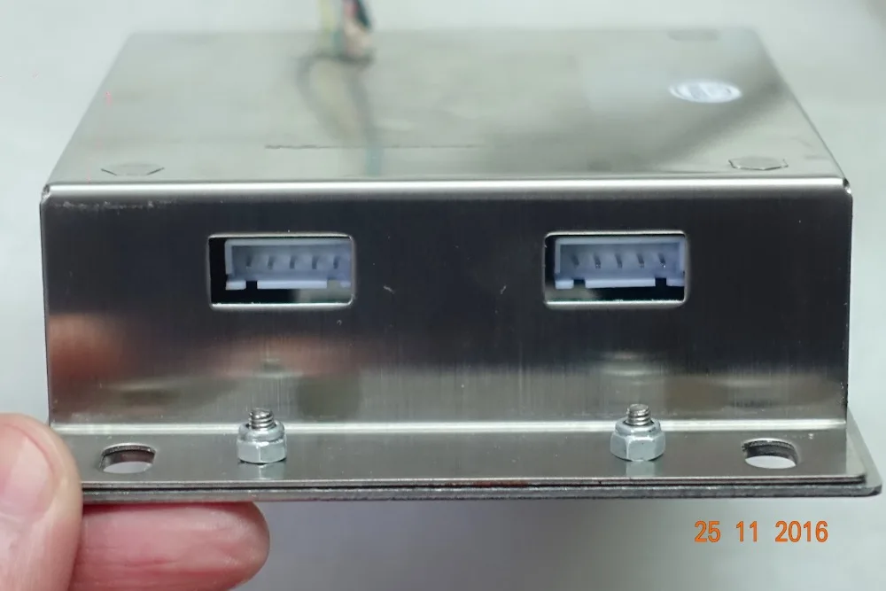 Прочная USB клавиатура из нержавеющей стали с подсветкой водонепроницаемая