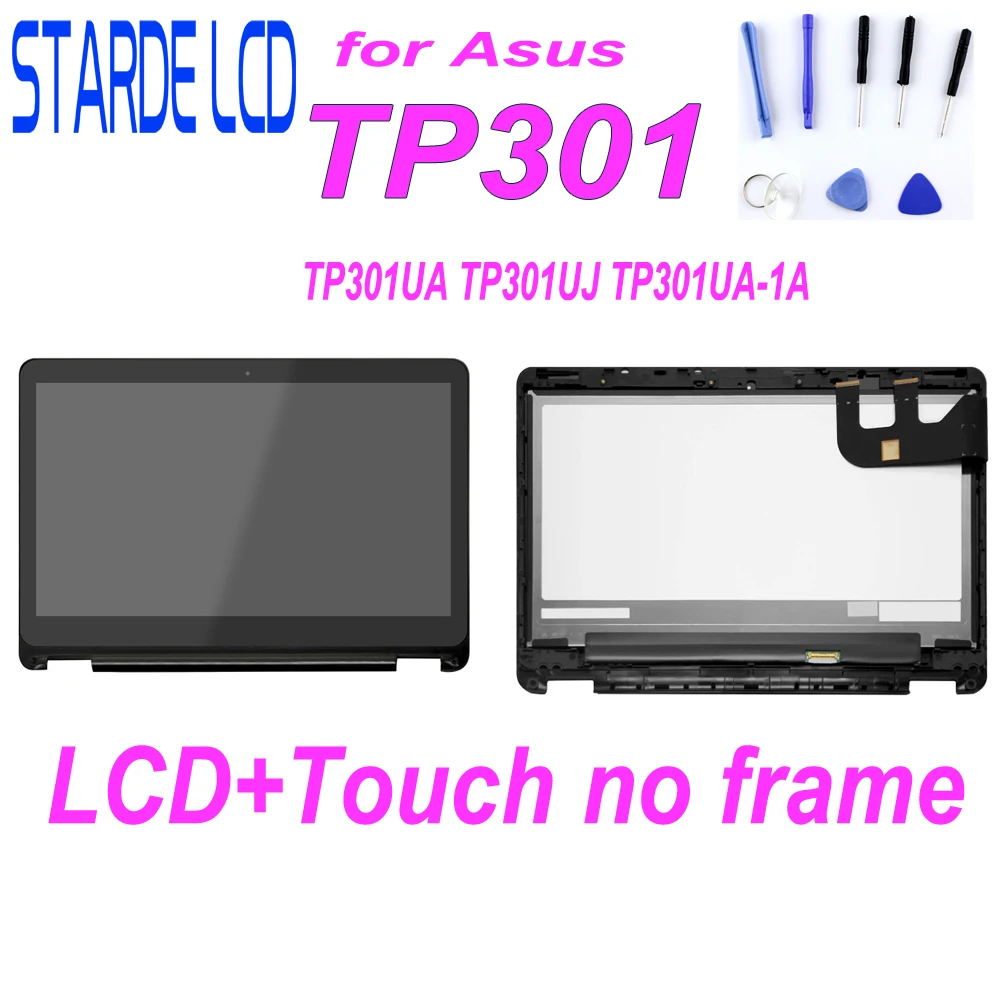 Для Asus Transformer Book TP301 TP301U TP301UJ TP301UA 13,3 "Полный ЖК-экран сенсорный дигитайзер дисплей в сборе