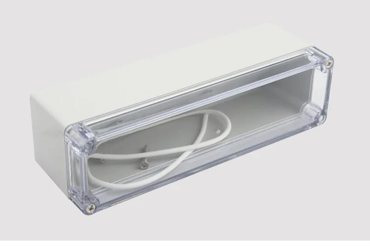 IP65 160 х 45 х 55 мм прозрачная крышка ABS Прозрачный Пластик электронного проекта Waterpoof распределительная коробка кабель запечатаны корпус
