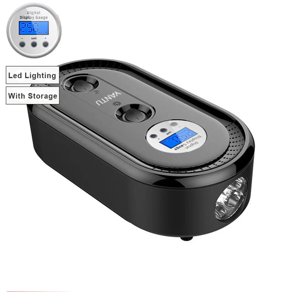 Digital Tire Inflator With Pressure Gauge 12V Car Portable Air Compressor Pump 150PSI Air Compressor for Car Motorcycle Bicycle Digital Tire Inflator With Pressure Gauge 12V Car Portable Air Compressor Pump 150PSI Air Compressor for Car Motorcycle Bicycle