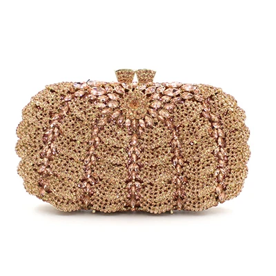 champagne evening bag