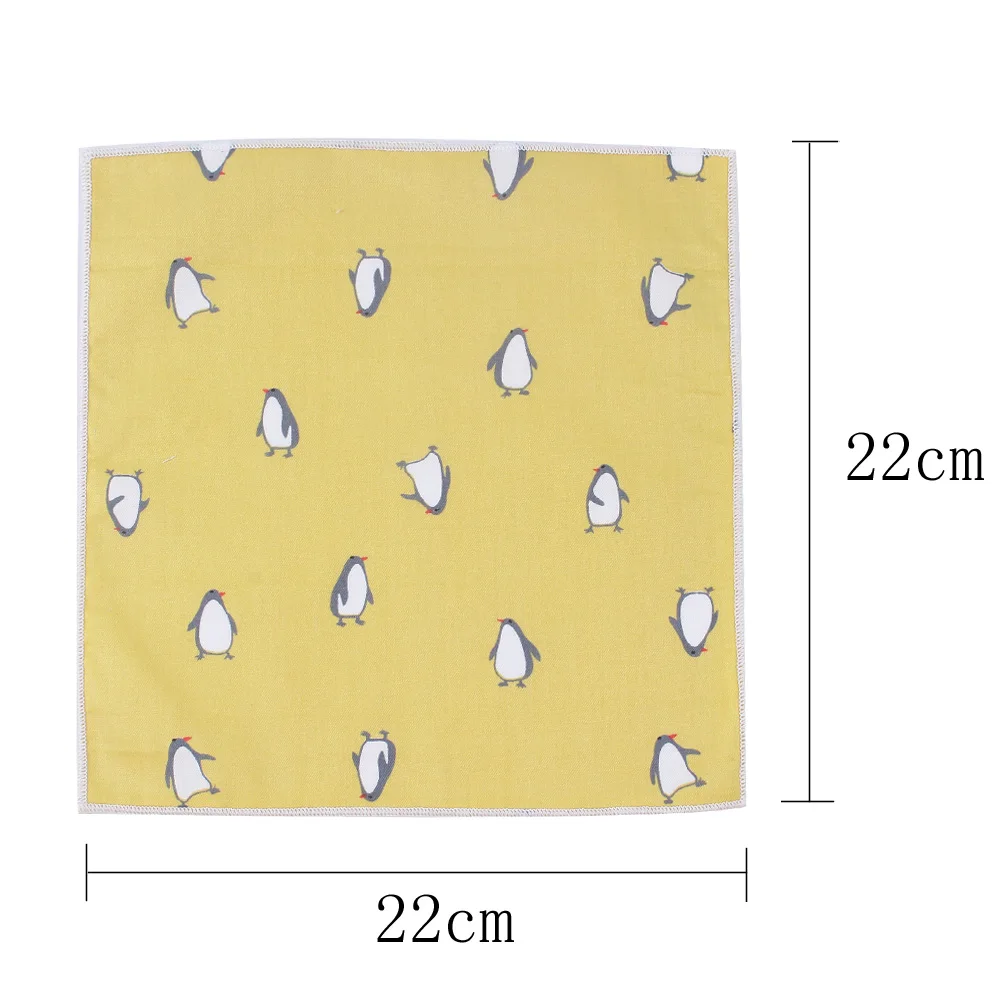Костюмы Животных Карманные квадратные для мужчин женщин мультфильм полотенце для сундуков носовые платки для джентльменов классический мужской платок карманные полотенца