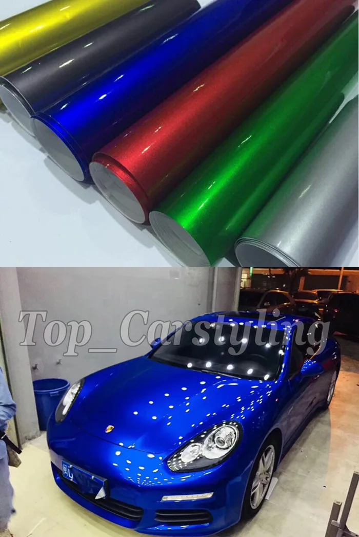 Buy Various Colors Gloss Metallic Vinyl For Car Wrap