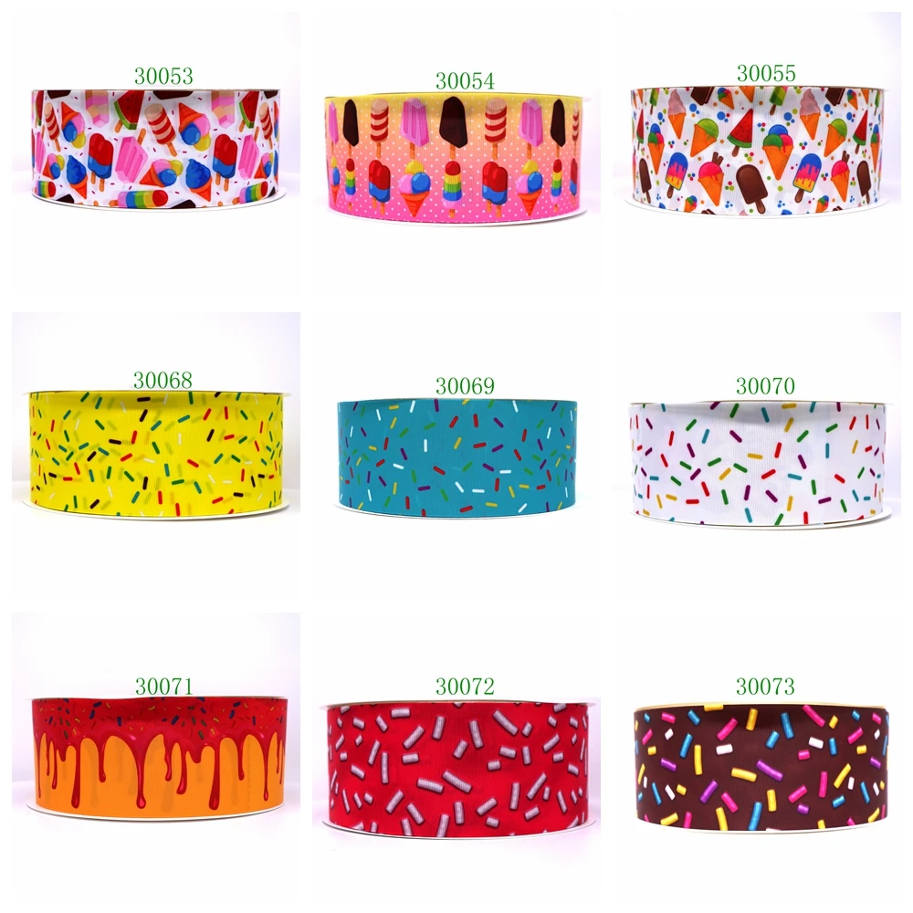 

Free shipping 50 yard cartoon printed grosgrain ribbon 30053