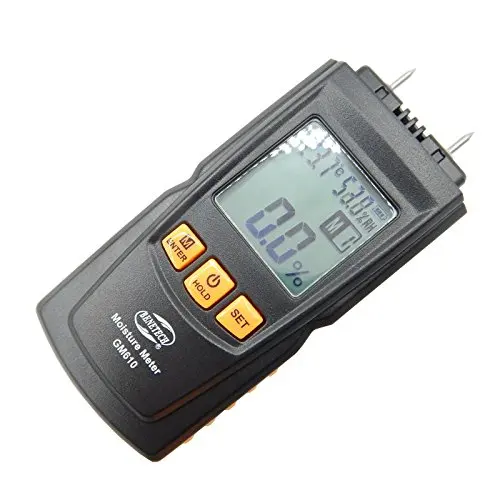 GM610 Wood Moisture Meter with LCD Backlight Temperature