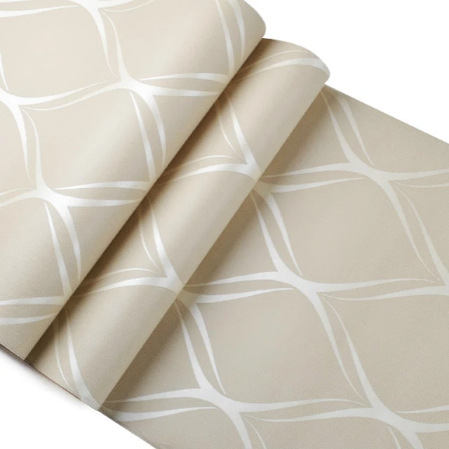 Beige White Grey Luxury Modern Wallpaper For Bedroom Walls Covering Living Room Wallpapers Roll Geometric Wall Paper Home Decor