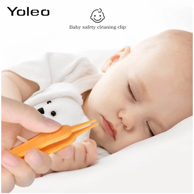 Baby/'s Cleaning Tweezer Ear Nose Navels Cleaner Remover Plastic Forcep BodyCa SC