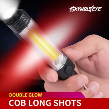 

Bike Light 2020 Multifunction 1000 Lumen COB LED Bicycle Rear Light Slim Work Light Lamp Flashlight Rechargeable Front Light