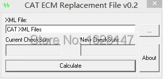 ecm replacement file font b Calculator b font for cat