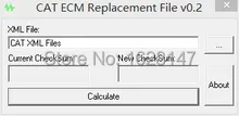 ecm replacement file Calculator for cat