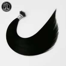 Фея remy волосы 0,8 г/локон 1" 18" 2" нано микро кольцо человеческие волосы для наращивания черный цвет кератин прямые европейские волосы с микро бусинами