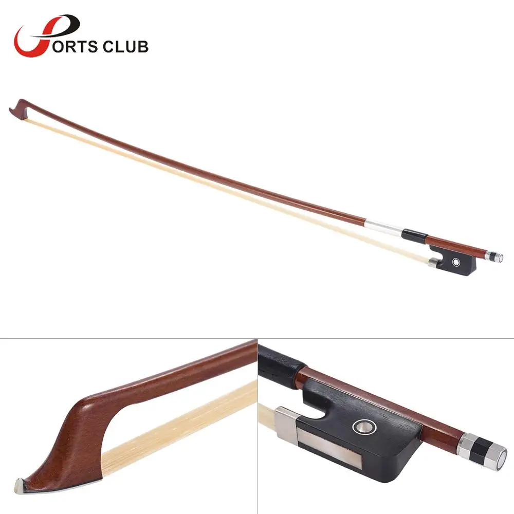 Madera Brasil Arco Para Violín Gewa 3/4 – Madera De Brasil, Nuez De ébano, Crin Natural, Calidad Estudiante Arco Estudiante Nuez Ebano