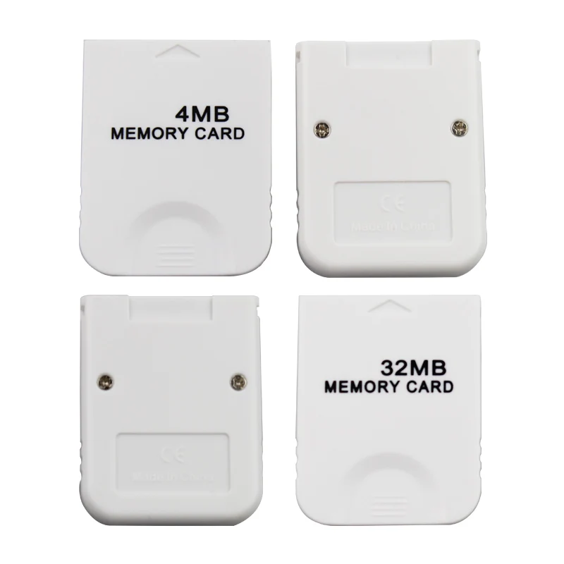 

For Gamecube Memory Card 128MB for Nintendo Wii for Gamecube for Game White/Black